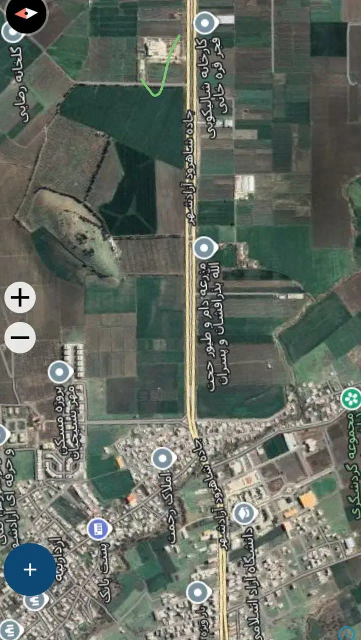 زمین مناسب امور خدماتی و توریستی قابل تهاتر|فروش زمین و ملک کلنگی|آزادشهر, |دیوار