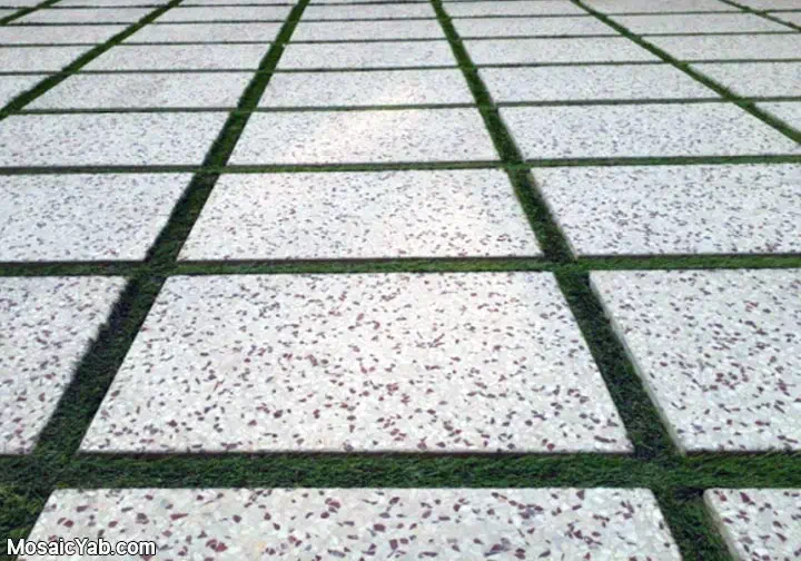 موزاییک،واش بتون،جدول،نرده دور باغچه|خدمات پیشه و مهارت|رشت, بازار|دیوار