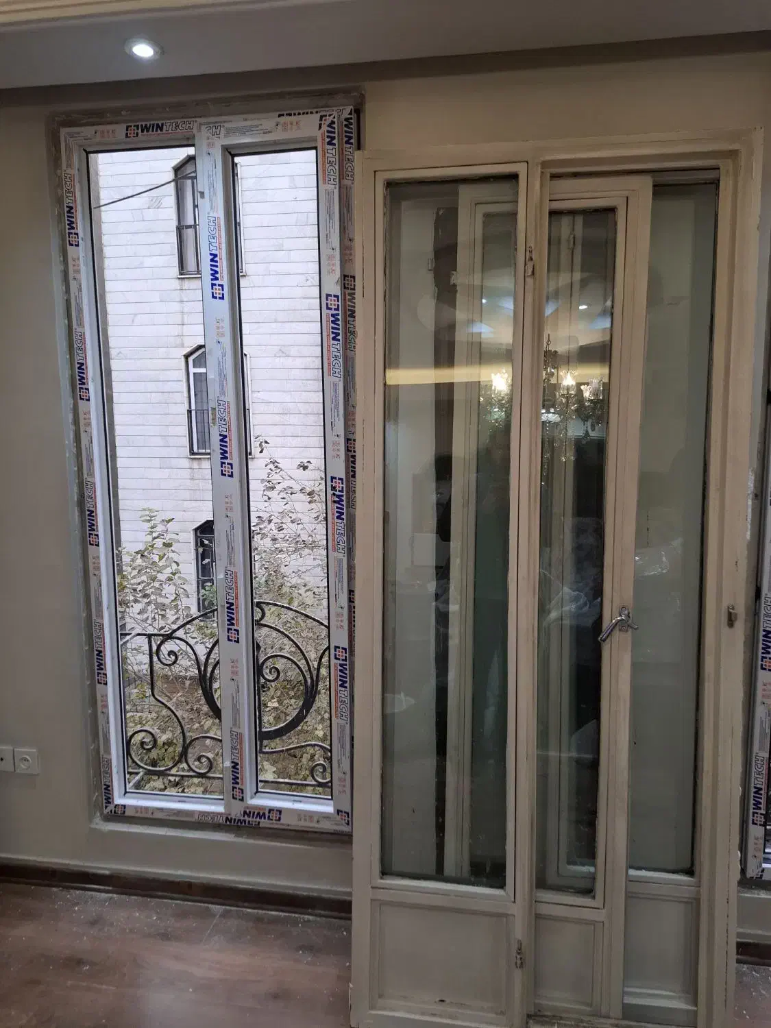 پنجره اهنی دو جداره ۹۰ کیلیویی|مصالح و تجهیزات ساختمان|تهران, قیطریه|دیوار