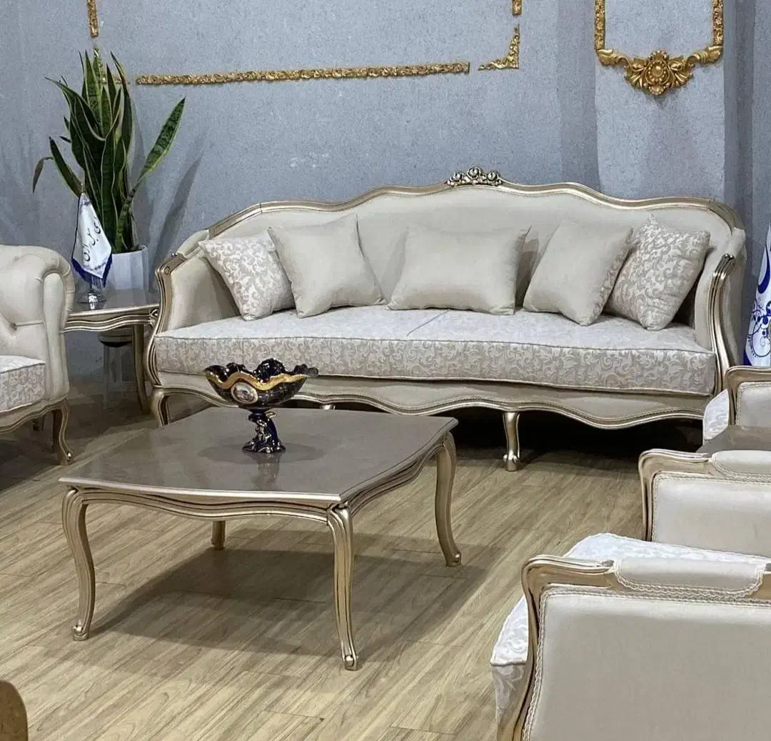 مبل طرح 3گل ابزاری چوب راش آماده تحویل|مبلمان خانگی و میز عسلی|اهواز, گلستان|دیوار