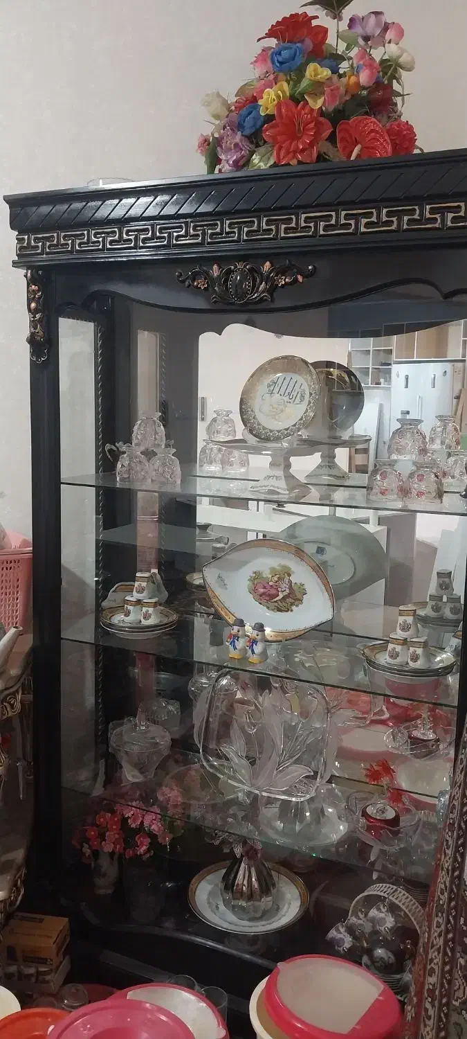 بوفه چوبی ۱۲۰|بوفه، ویترین، کنسول|ارومیه, |دیوار