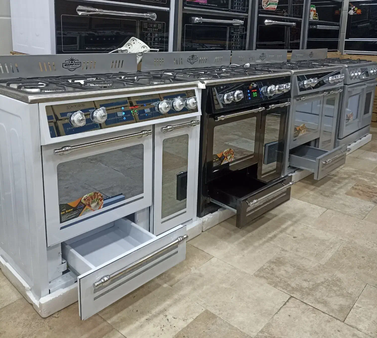 اجاق گاز طرح فر کد ۵۵۶ new|اجاق گاز و لوازم برقی پخت‌وپز|قم, علی آباد|دیوار