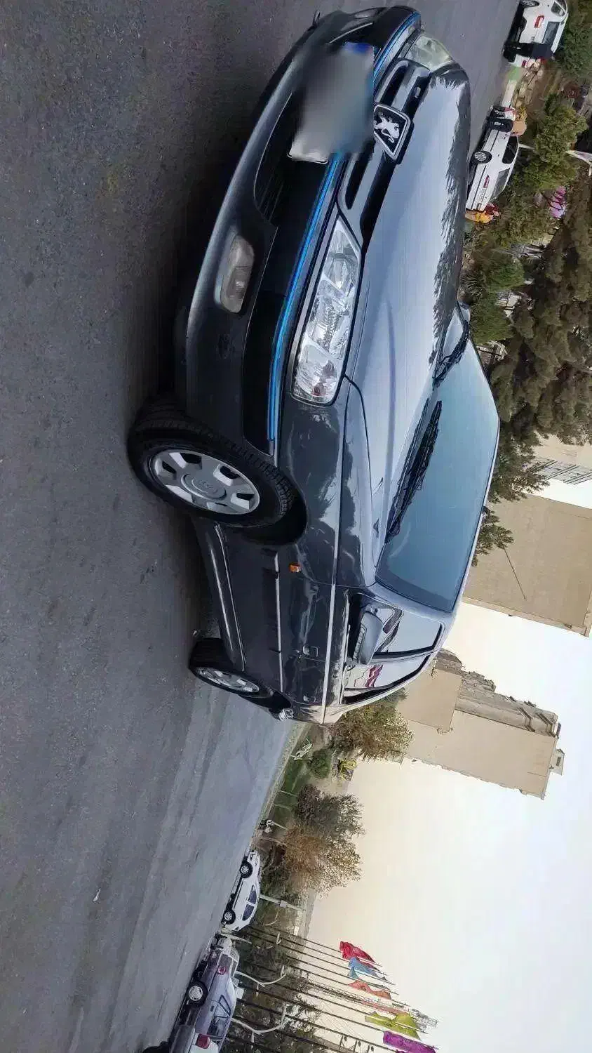 پژو پارس خاکستری مدل آخر  95 بی رنگ استثنایی|خودرو سواری و وانت|بومهن, |دیوار