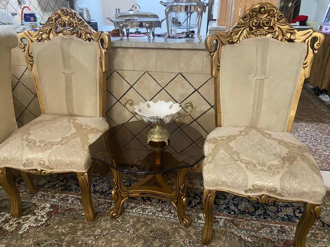 مبلمان ۹ نفره با ناهار خوری ۴ نفره سالم سالم|مبلمان خانگی و میز عسلی|مشهد, نوید|دیوار