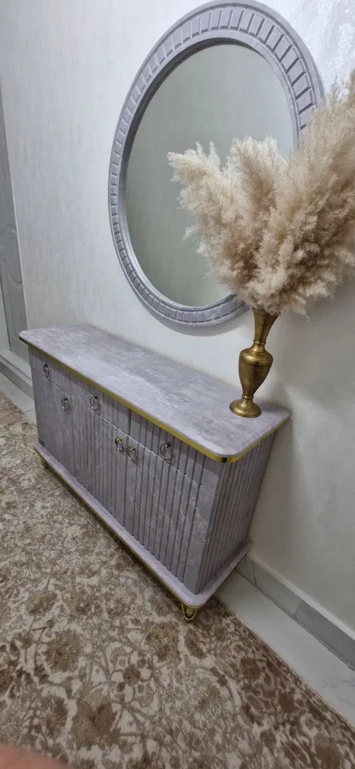 آینه کنسول درحدنو بدون هیچ خط وخش ومشکلی|بوفه، ویترین، کنسول|تربت‌حیدریه, دیزقند|دیوار