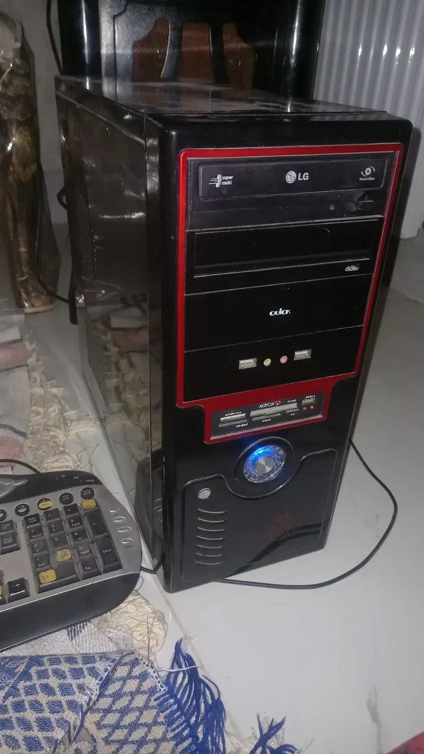 کیس و مانیتور و اسپیکر کیبورد|رایانه رومیزی|اصفهان, خلیل آباد|دیوار