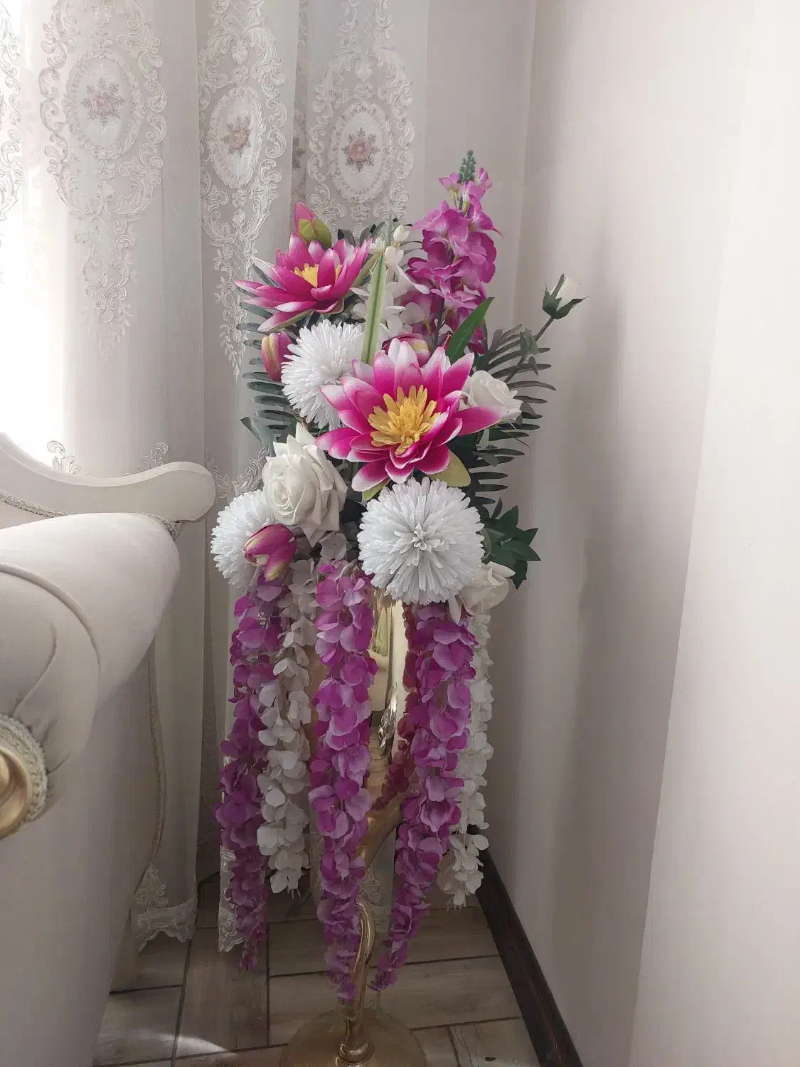 گل و گلدان|گل مصنوعی|قرچک, زیبا شهر|دیوار