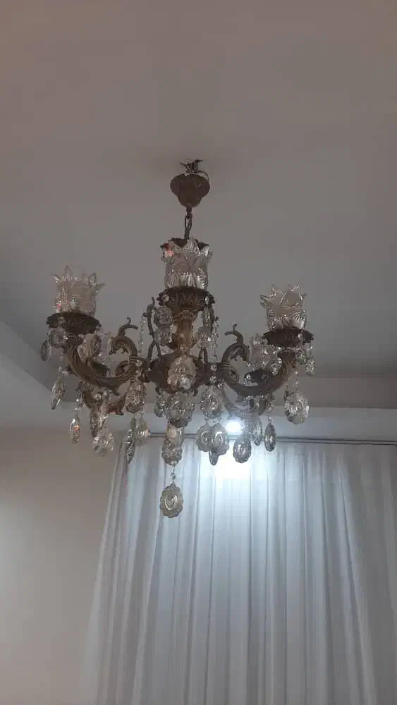 لوستر برنجی|لوستر و چراغ آویز|کرج, ساماندهی|دیوار