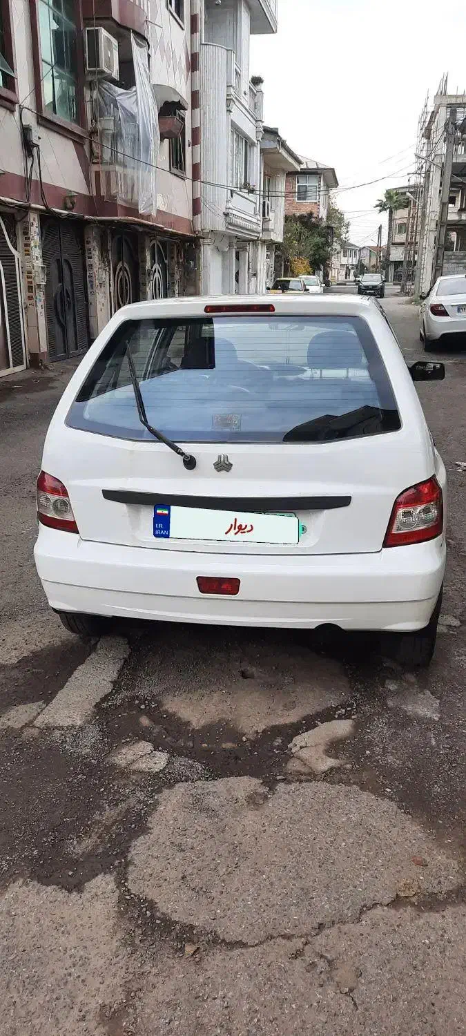 فروش یک دستگاه پراید 111 سفید|خودرو سواری و وانت|آستانه اشرفیه, |دیوار