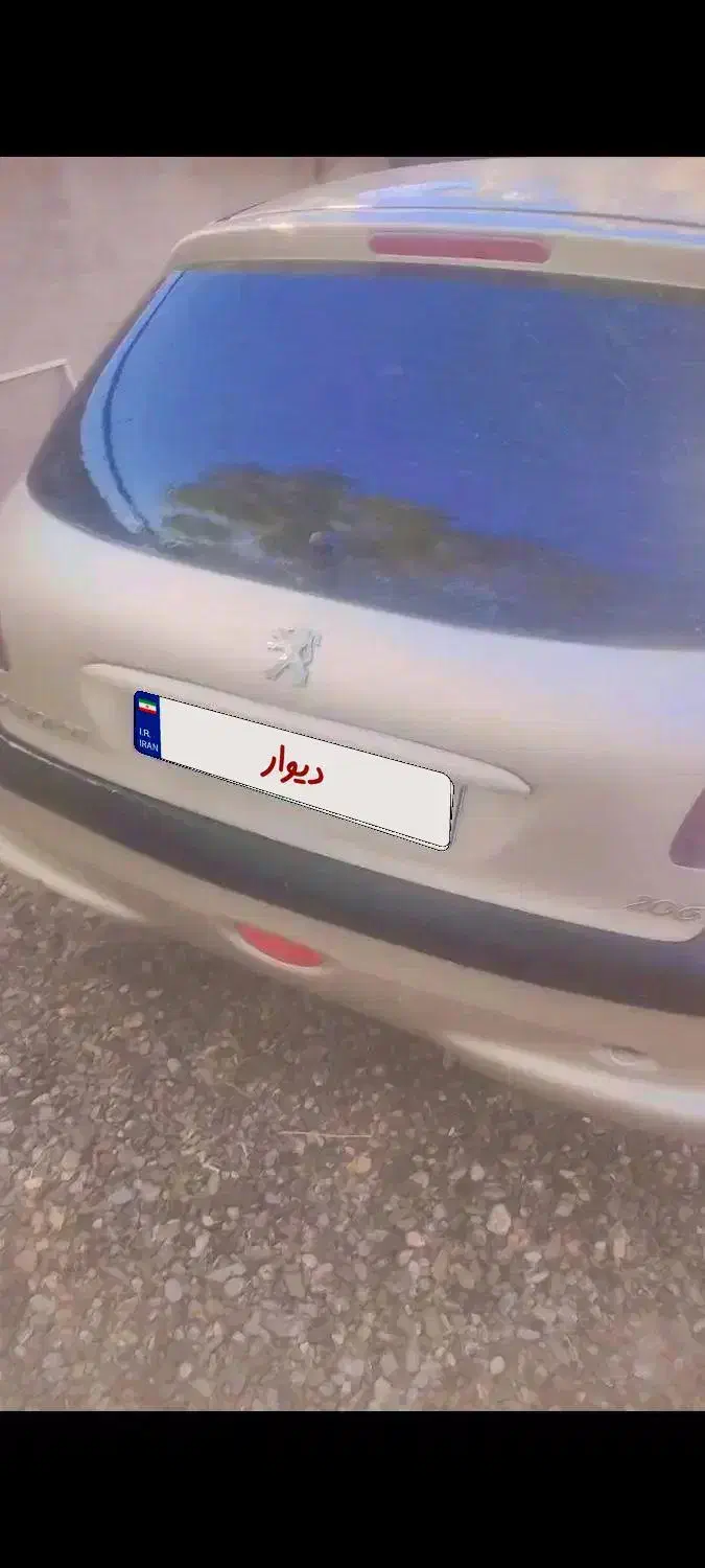 پژو ۲۰۶ مدل ۸۲ بژ، شاسی و موتور سالم|خودرو سواری و وانت|کاشمر, |دیوار