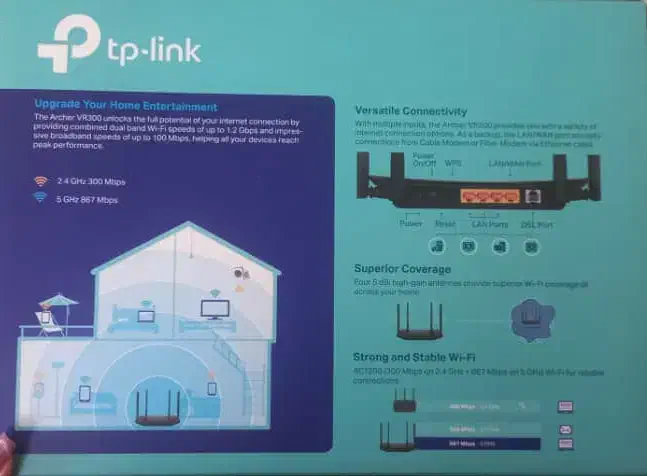 مودم روتر VDSL/ADSL تی پی-لینک مدل Archer VR300|مودم و تجهیزات شبکه|تهران, دردشت|دیوار
