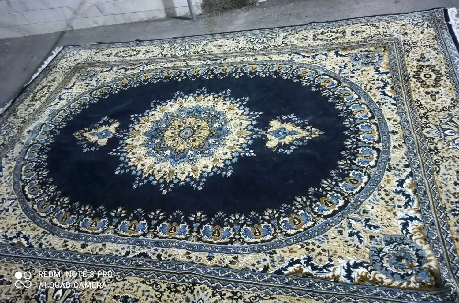 فرش سرمه ای 12متری|فرش|اسلام‌شهر, شهرک امام حسین (میان آباد)|دیوار