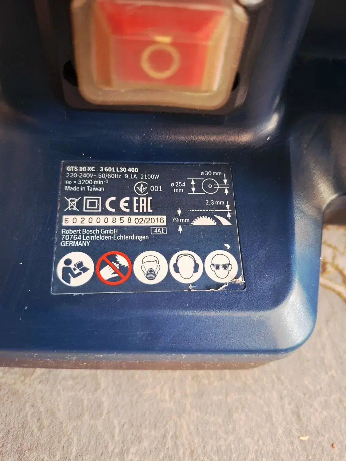 اره میزی بوش مدلGts10xc..المانی|ابزارآلات|شیراز, زرهی|دیوار