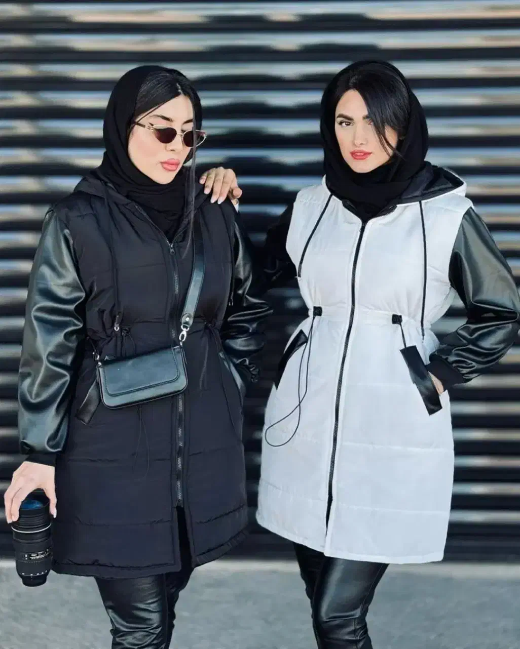 کاپشن آستین چرم زنانه|لباس|پردیس, فاز ۱|دیوار