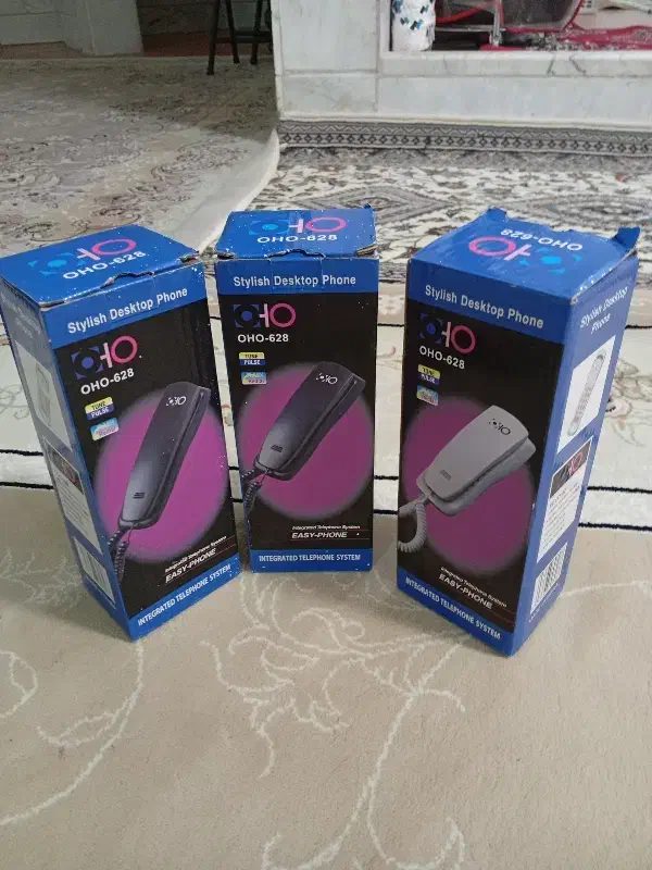 ۳عدد تلفن دیواری|تلفن رومیزی|قم, نیروگاه|دیوار