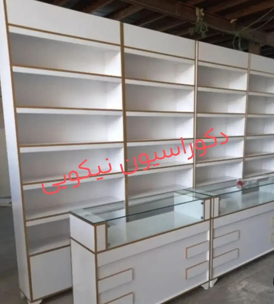 قفسه مغازه درابعاد ۳×۳|کتابخانه، شلف، قفسههای دیواری|بندرعباس, |دیوار