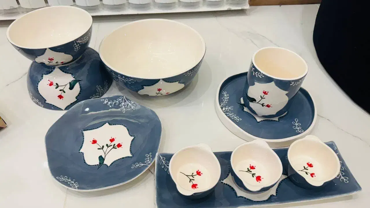 ظروف پذیرایی سرامیکی|ظروف سرو و پذیرایی|گرگان, |دیوار