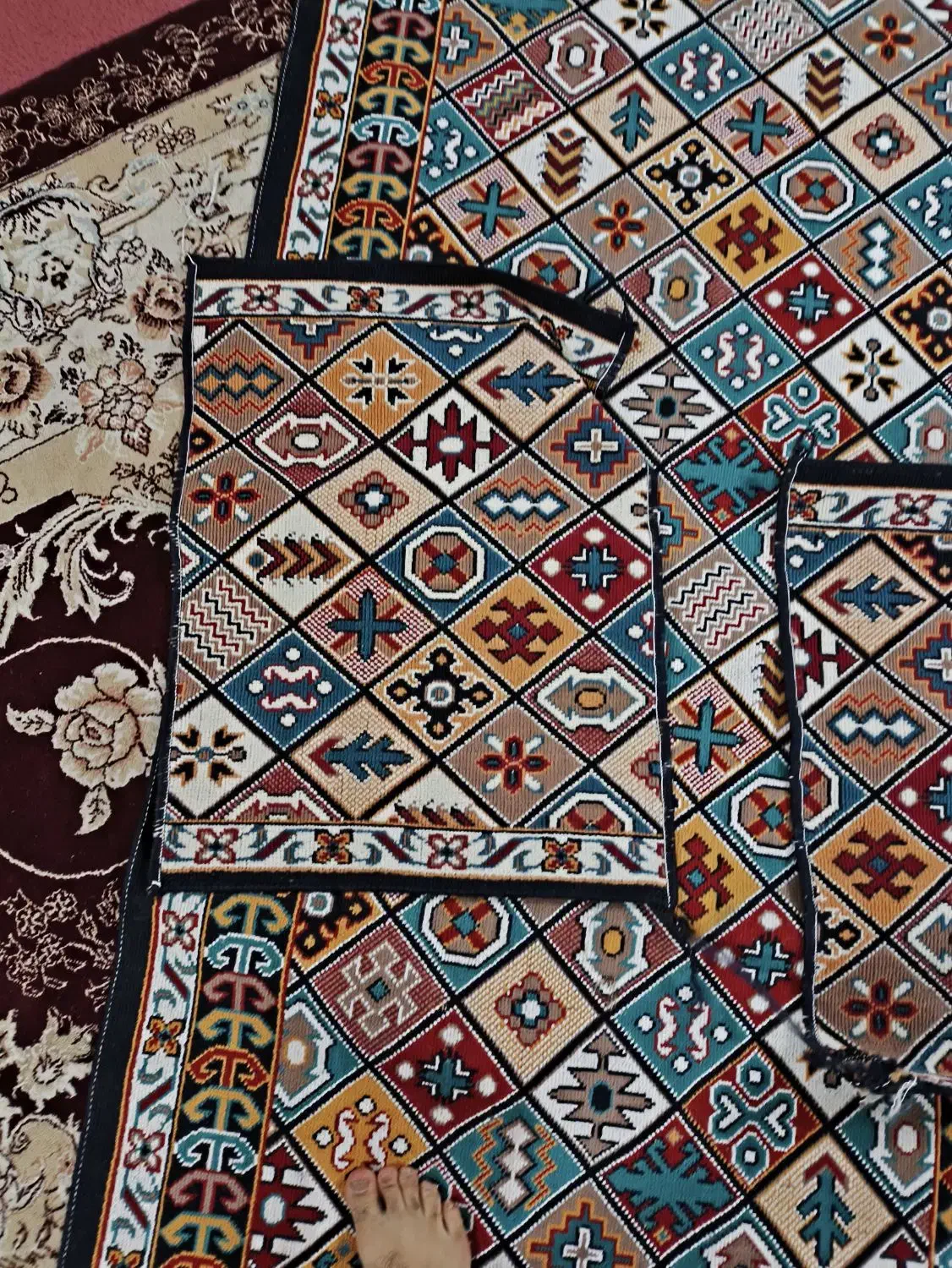 کناری فرش|فرش|باقرشهر, |دیوار