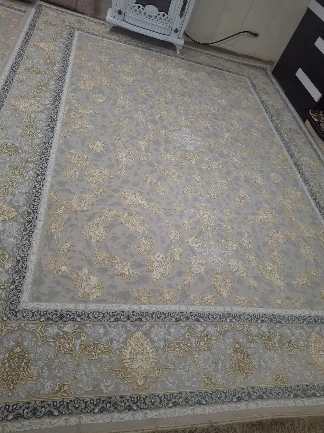 قالی ۱۲متری در حد نو|فرش|یزد, |دیوار