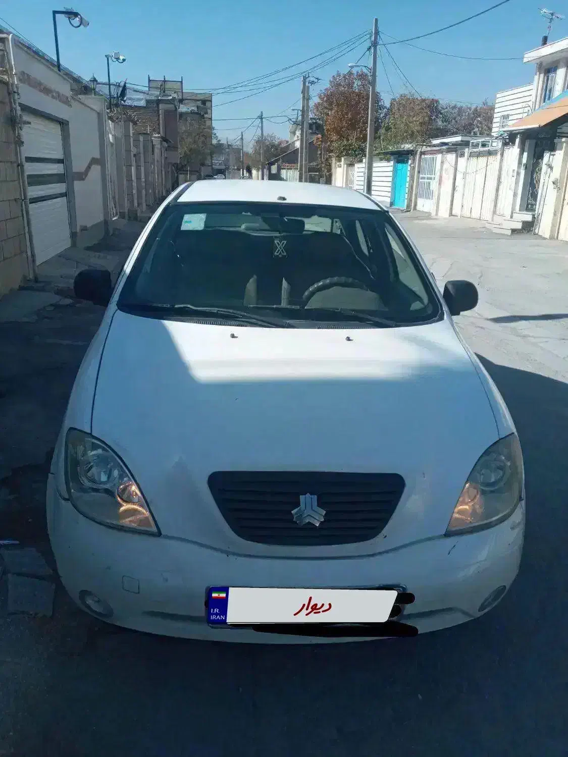 تیبا ۱ سفید رنگ مدل ۹۷|خودرو سواری و وانت|نورآباد, |دیوار