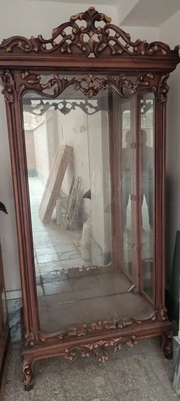 ویترین تمام چوب|بوفه، ویترین، کنسول|ساری, |دیوار