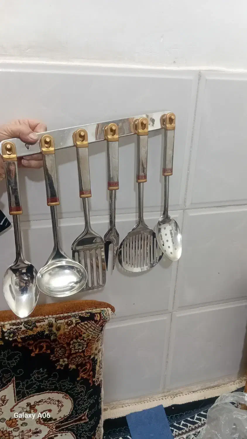 کفگیر ملاقه استیل|ظروف پختوپز|مشهد, خواجه ربیع|دیوار