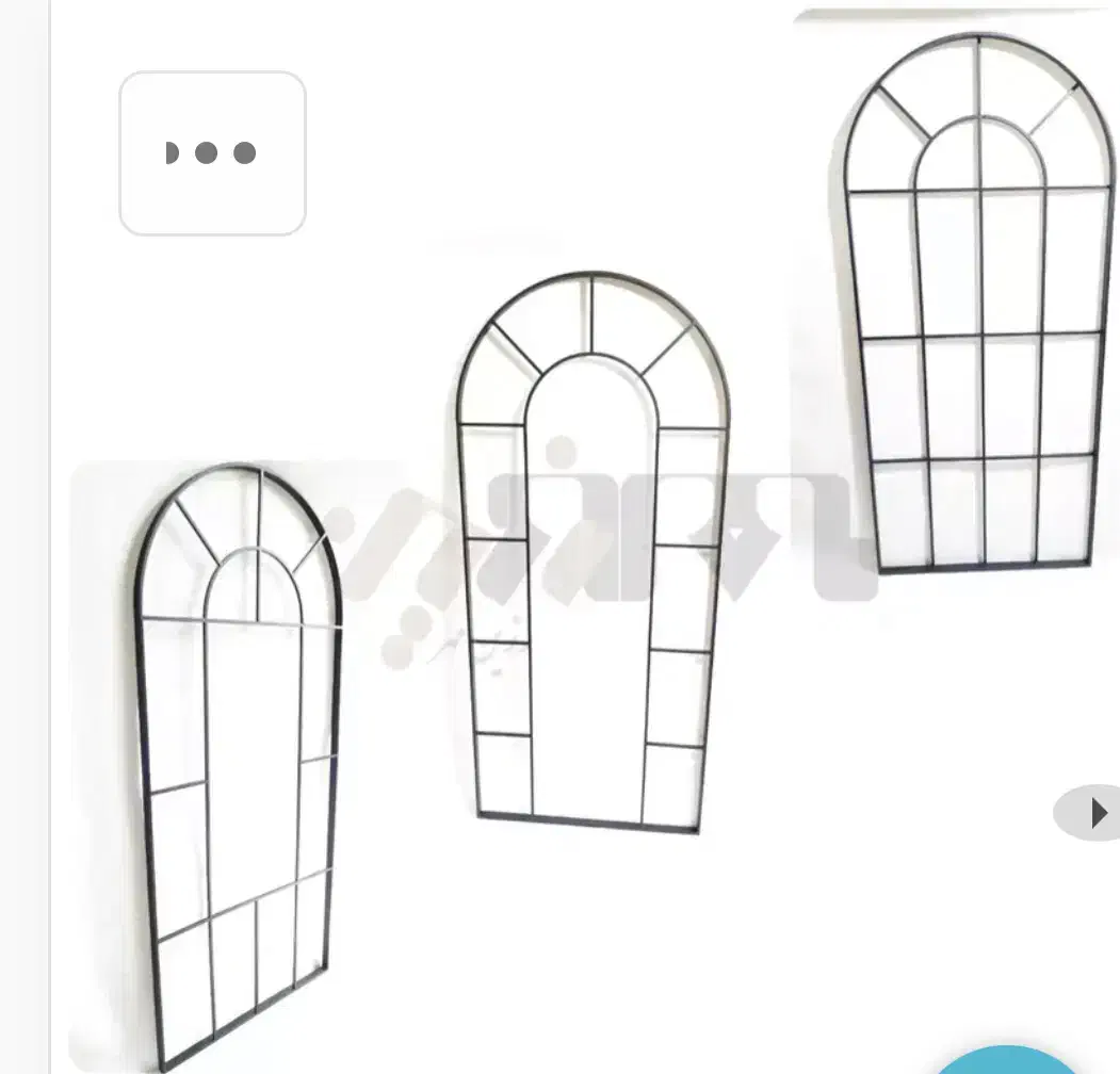 قاب اینه فلزی|آینه|قم, قلعه کامکار|دیوار