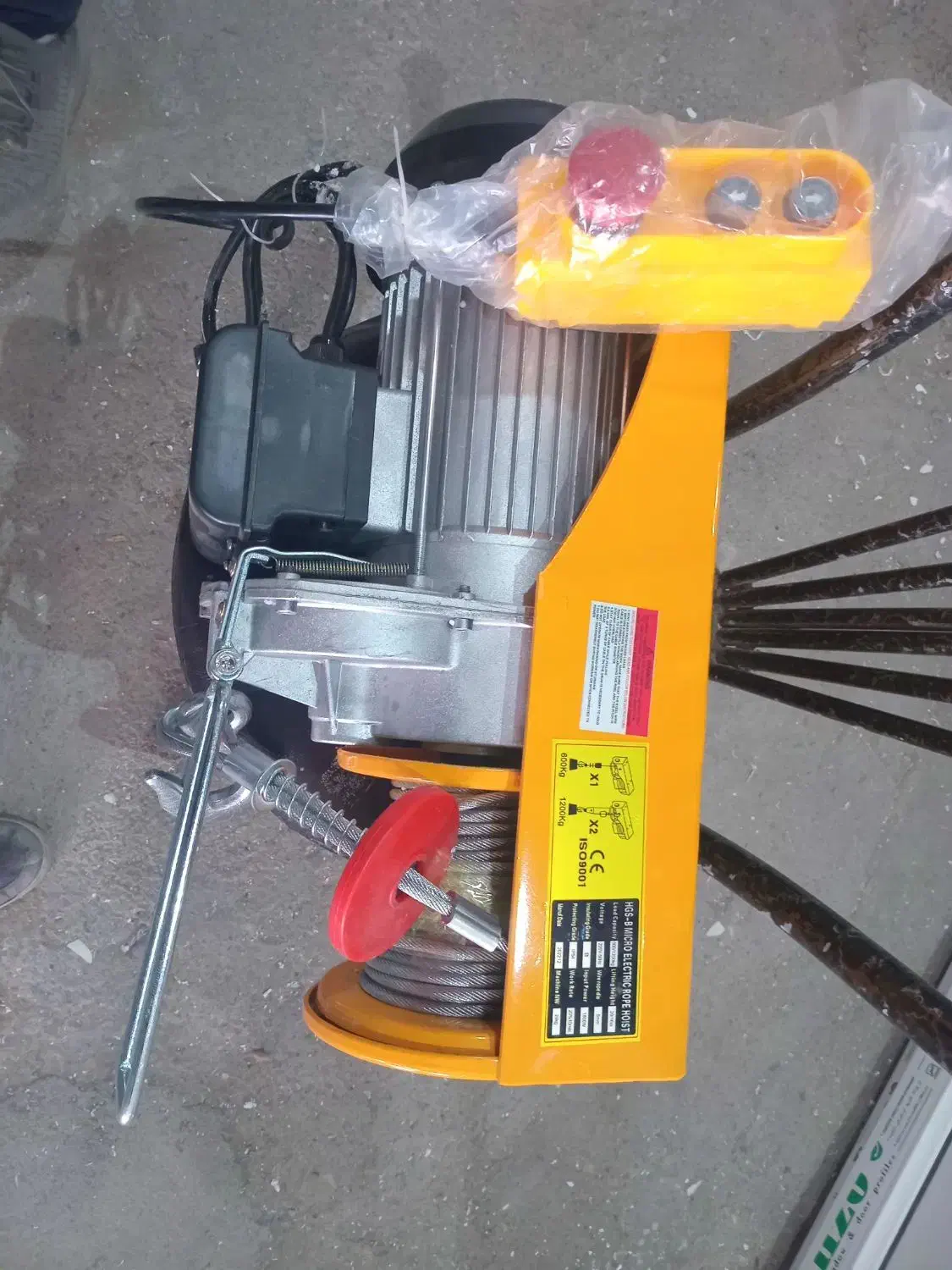 ووینچ بالا بر برقی|ابزارآلات|پاکدشت, حصار امیر|دیوار