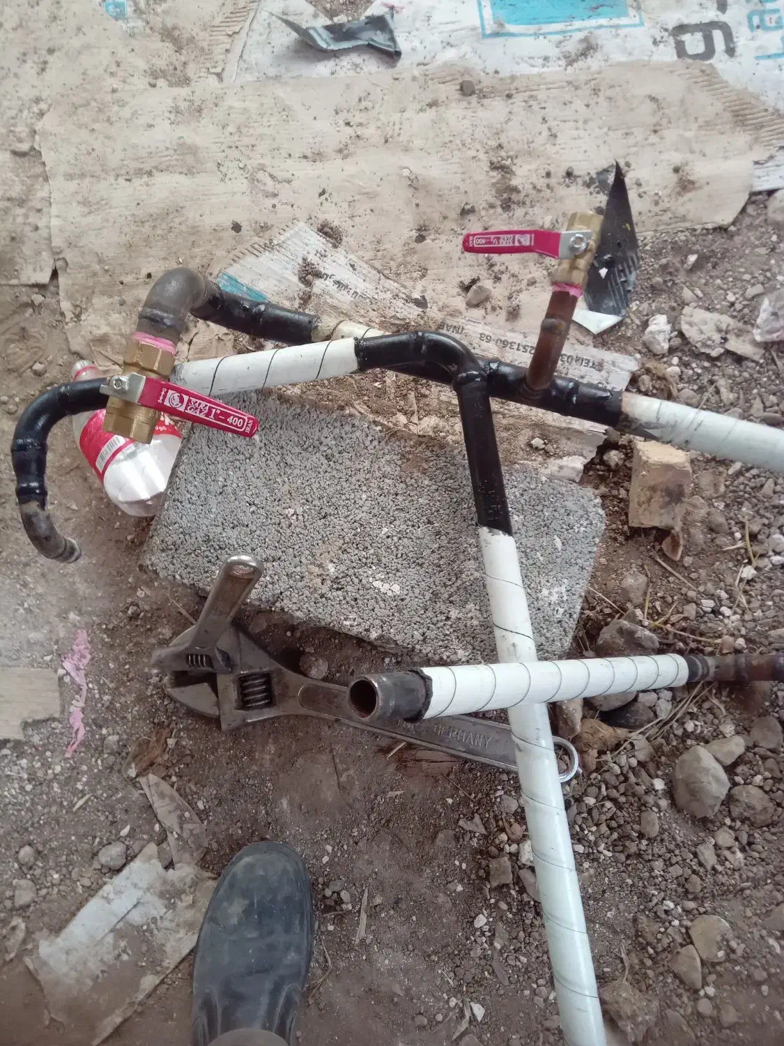 لوله کشی گاز روکار،توکارآتش نشانی جوشکاری برشکاری|خدمات پیشه و مهارت|اهر, |دیوار