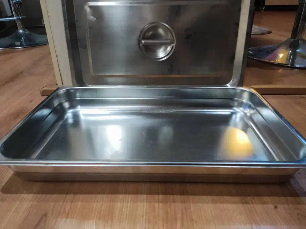 ۴ تا صفحه چدن گریل برگر پز و سینی و ۲ تا بن ماری|ظروف پخت‌وپز|گرگان, |دیوار