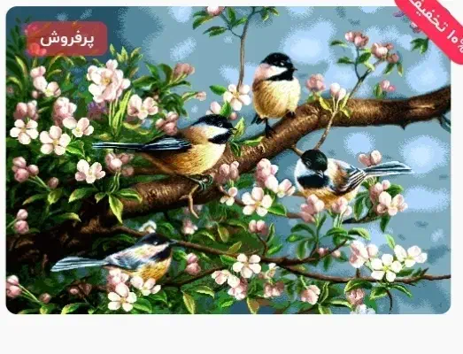 نخ و نقشه تابلو فرش ۵۰۰ گره با تخفیف ویژه|تابلو فرش|ملایر, |دیوار