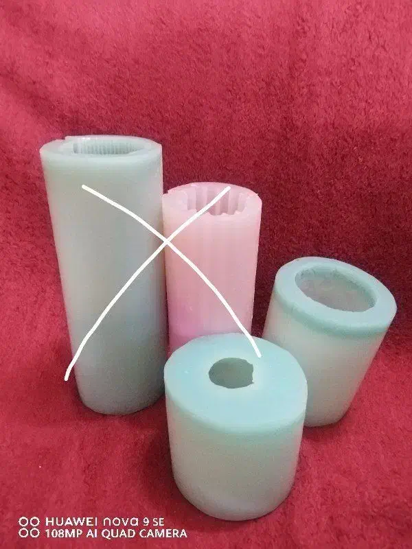 دو عدد قالب سیلیکونی شمع|صنایع دستی و سایر لوازم تزئینی|قم, کلهری|دیوار