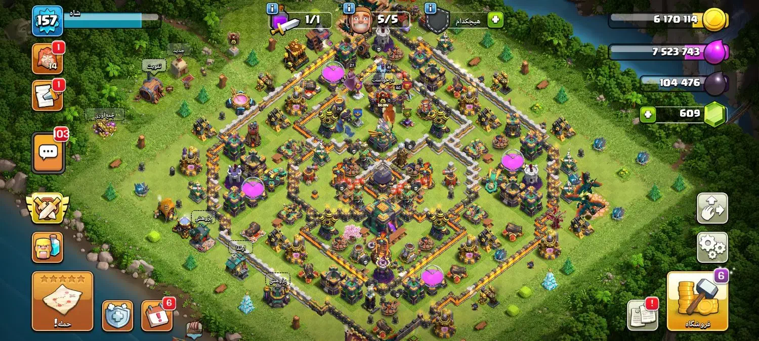 اکانت کلش اف کلنز|کنسول، بازی ویدئویی و آنلاین|رشت, سلیمانداراب|دیوار