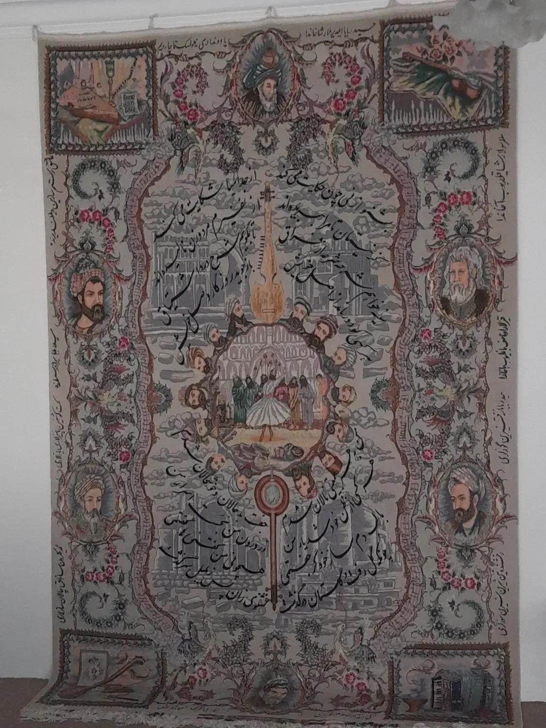 فرش ابریشم دسباف|فرش|تهران, حکمت|دیوار