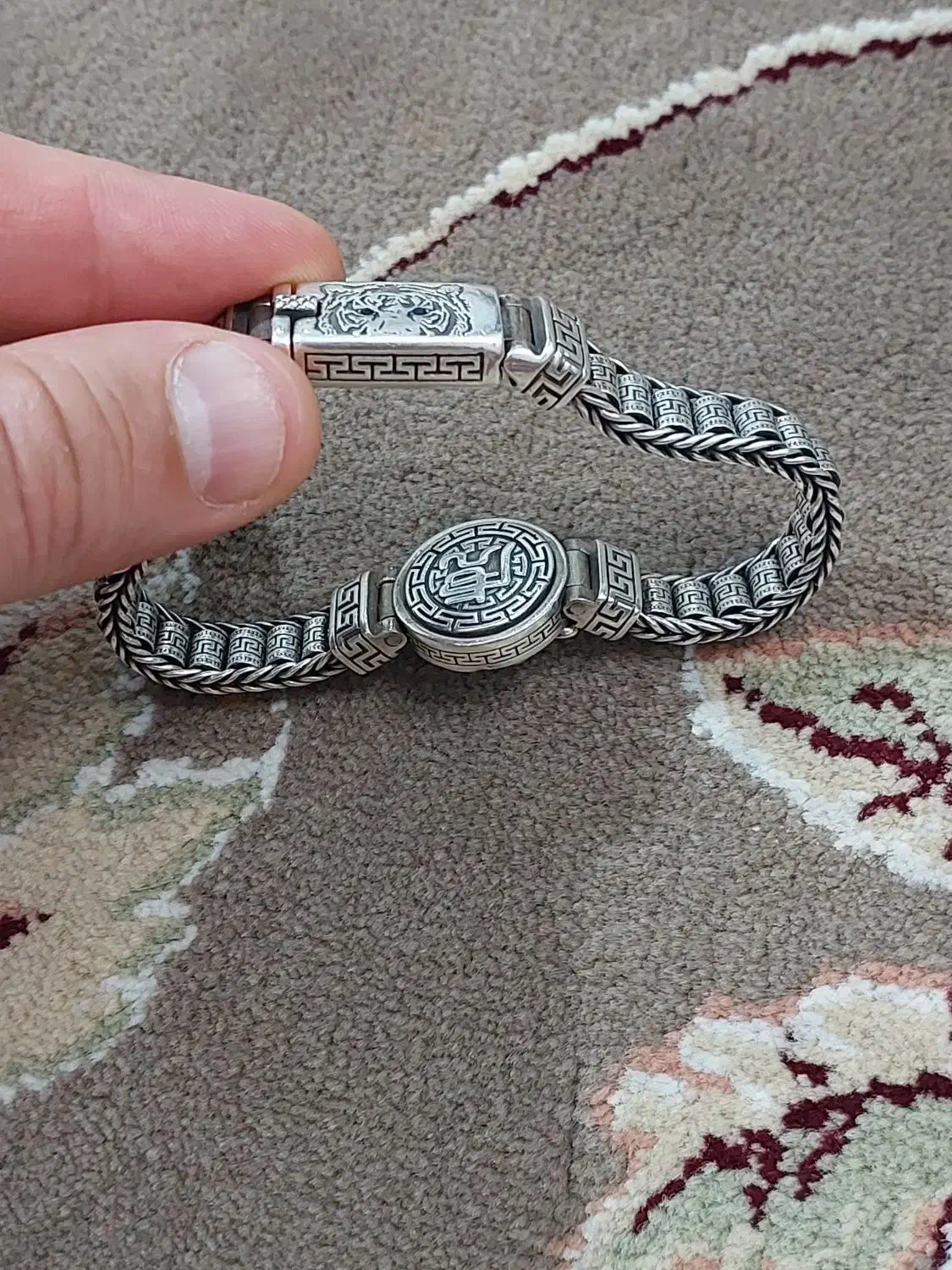 نقره تایلندی دست ساز کم یاب|جواهرات|اقبالیه, |دیوار