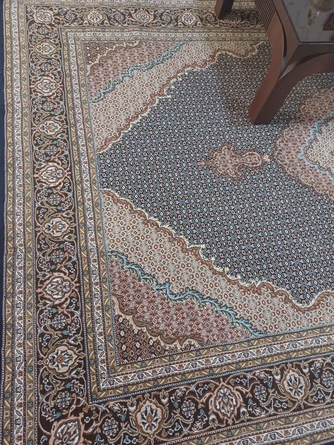 یک تخته نگین مشهد ۶ متری و ۹ متری|فرش|کرمانشاه, |دیوار