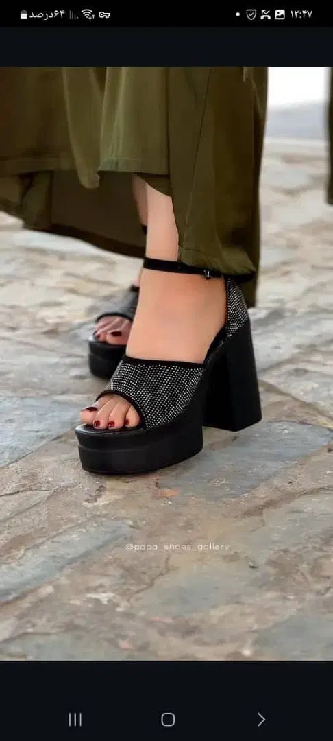 ی جفت صندل مجلسی نو شماره پا38سبک هستن|کیف، کفش، کمربند|بروجرد, |دیوار