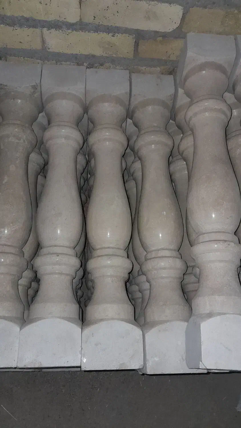 نرده سنگی کرم روشن|مصالح و تجهیزات ساختمان|قیدار, |دیوار