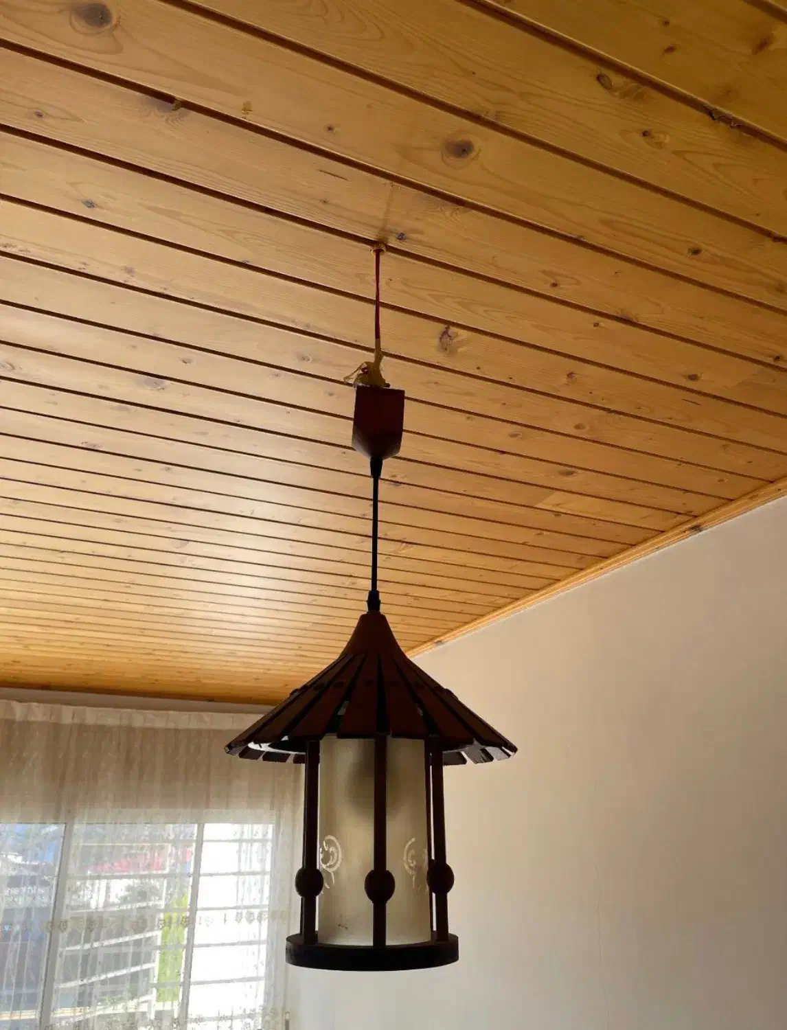 لوستر چوبی|لوستر و چراغ آویز|چمستان, |دیوار