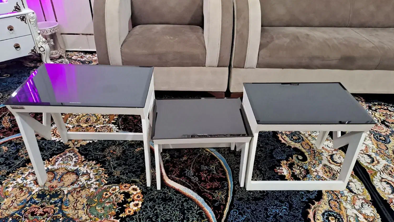 مبل هفت نفره با میز جلو مبلی|مبلمان خانگی و میز عسلی|دورود, |دیوار