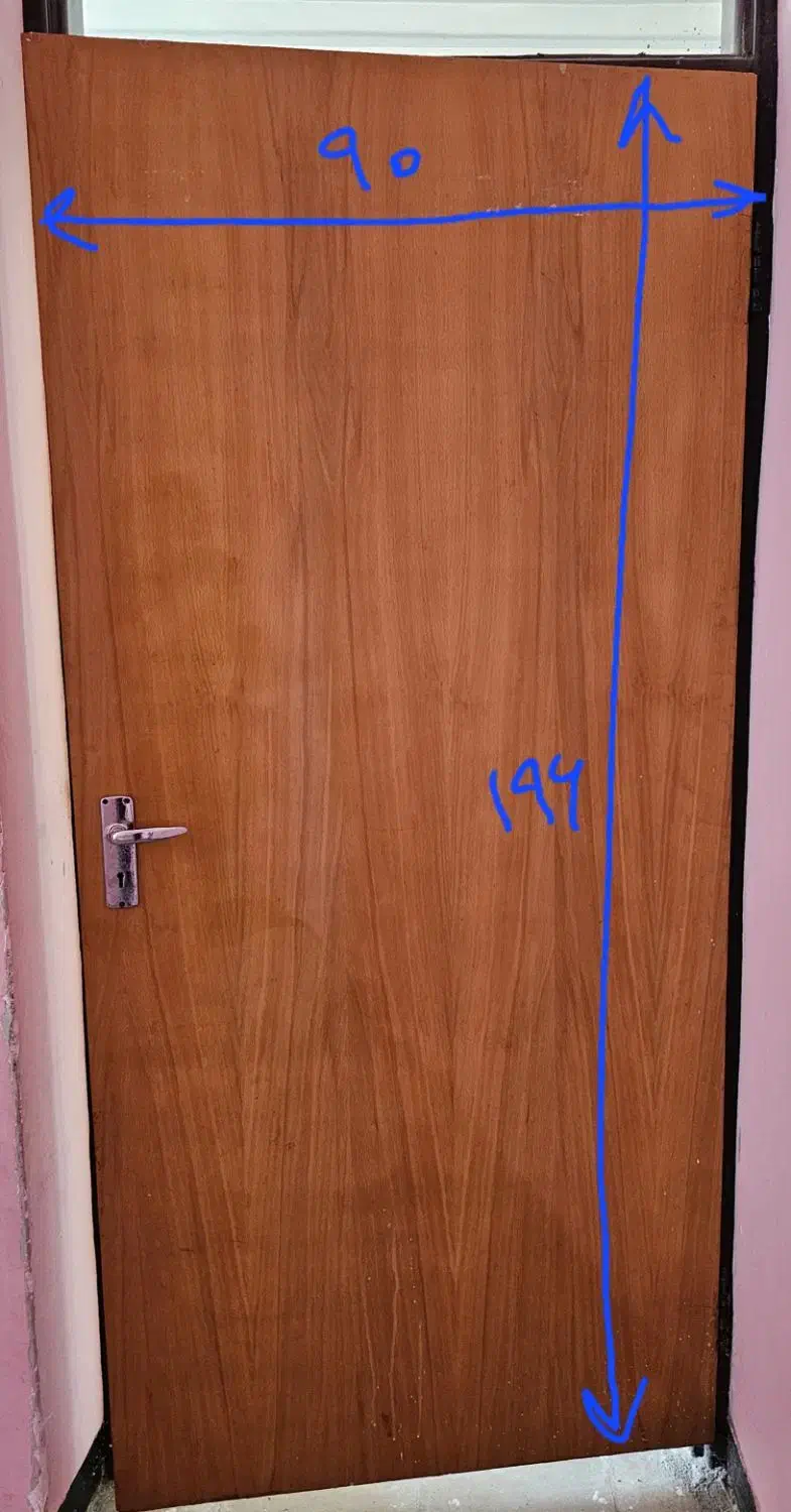 ۴ عدد در به همراه چهارچوب آهنی|مصالح و تجهیزات ساختمان|جهرم, |دیوار