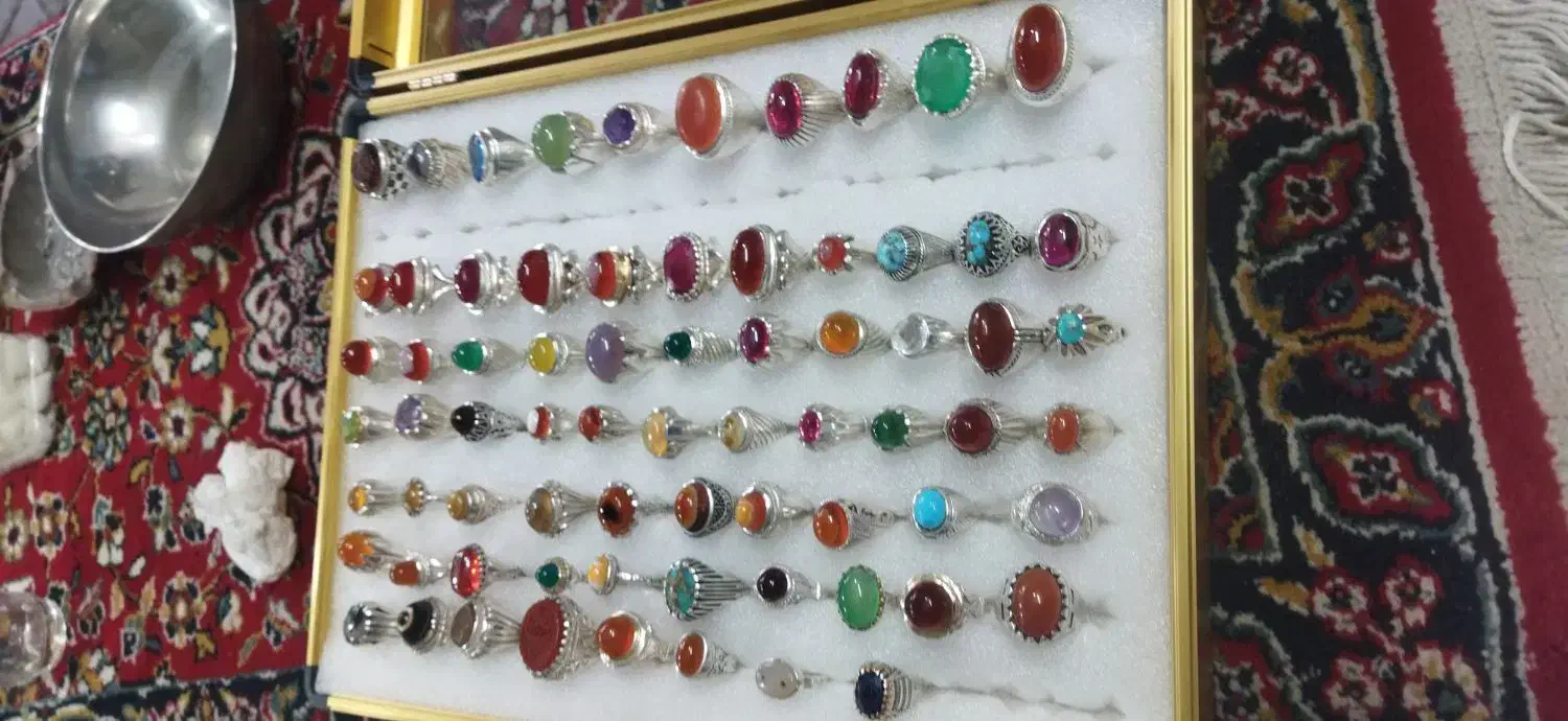 انگشتر دست ساز نقره عیار بالا|جواهرات|مراغه, |دیوار