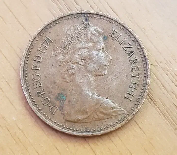 سکه نفیس و کلکسیونی ۱ نیو پنی بریتانیا|کلکسیون سکه، تمبر، اسکناس|پردیس, فاز ۱۱|دیوار