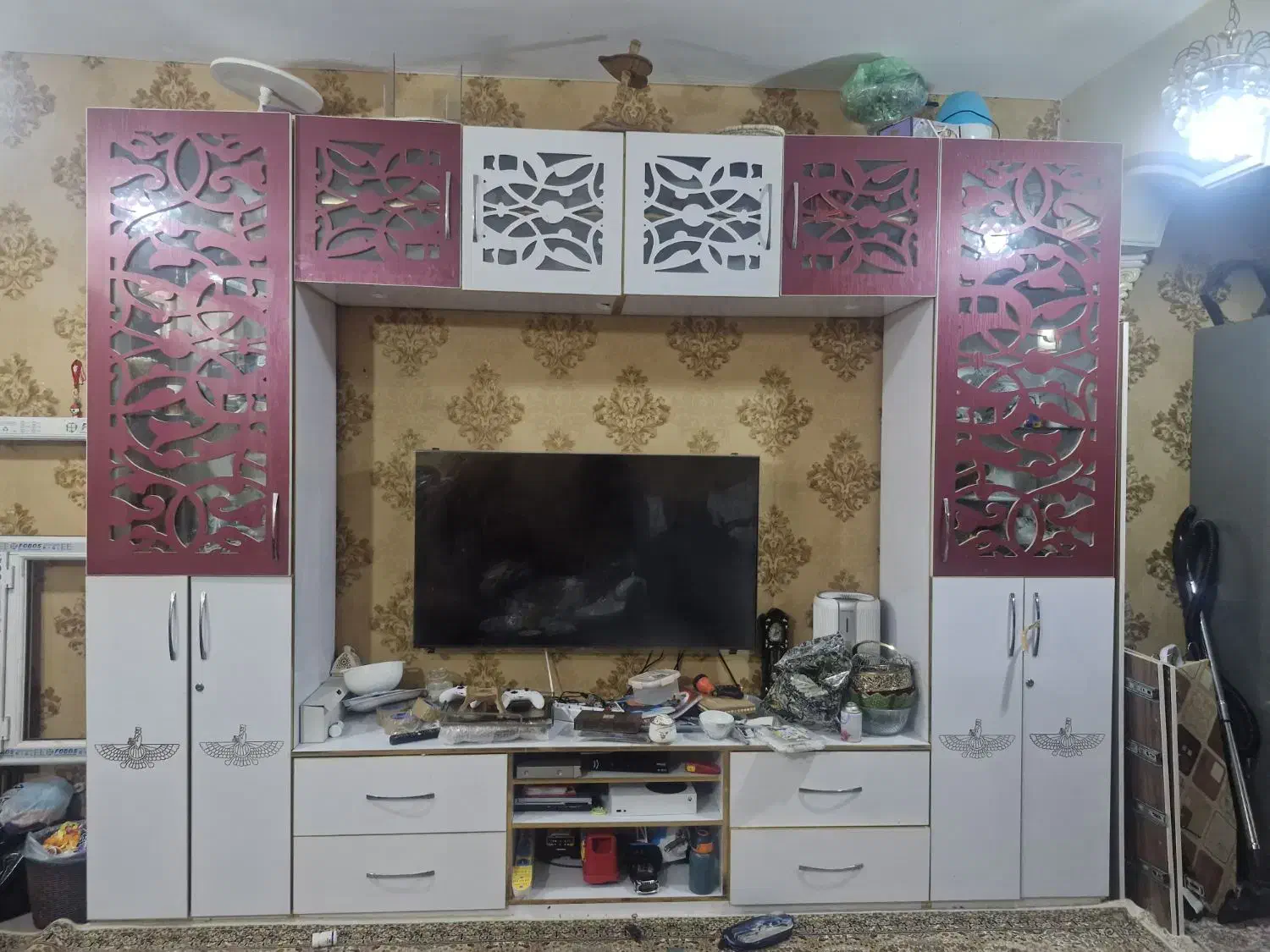 TV روم کامل سالم نو|بوفه، ویترین، کنسول|اهواز, فاز ۲ پادادشهر|دیوار