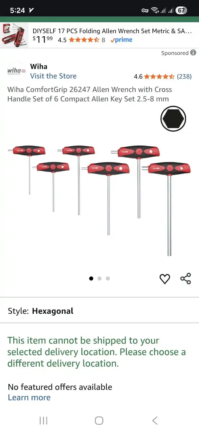 اچار الن wiha|ابزارآلات|تهران, مجیدآباد|دیوار