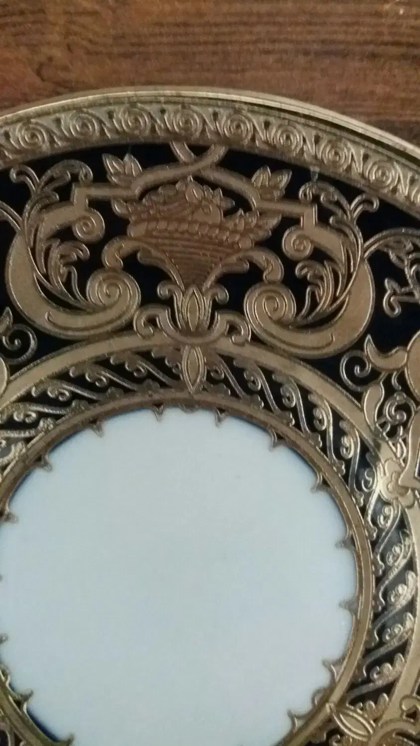 نعلبکی طلا کوب ژاپنی قدیمی|کلکسیون اشیاء عتیقه|ساری, |دیوار