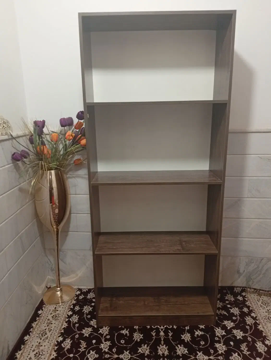 قفسه ام دی اف|کتابخانه، شلف، قفسه‌های دیواری|قم, قلعه کامکار|دیوار