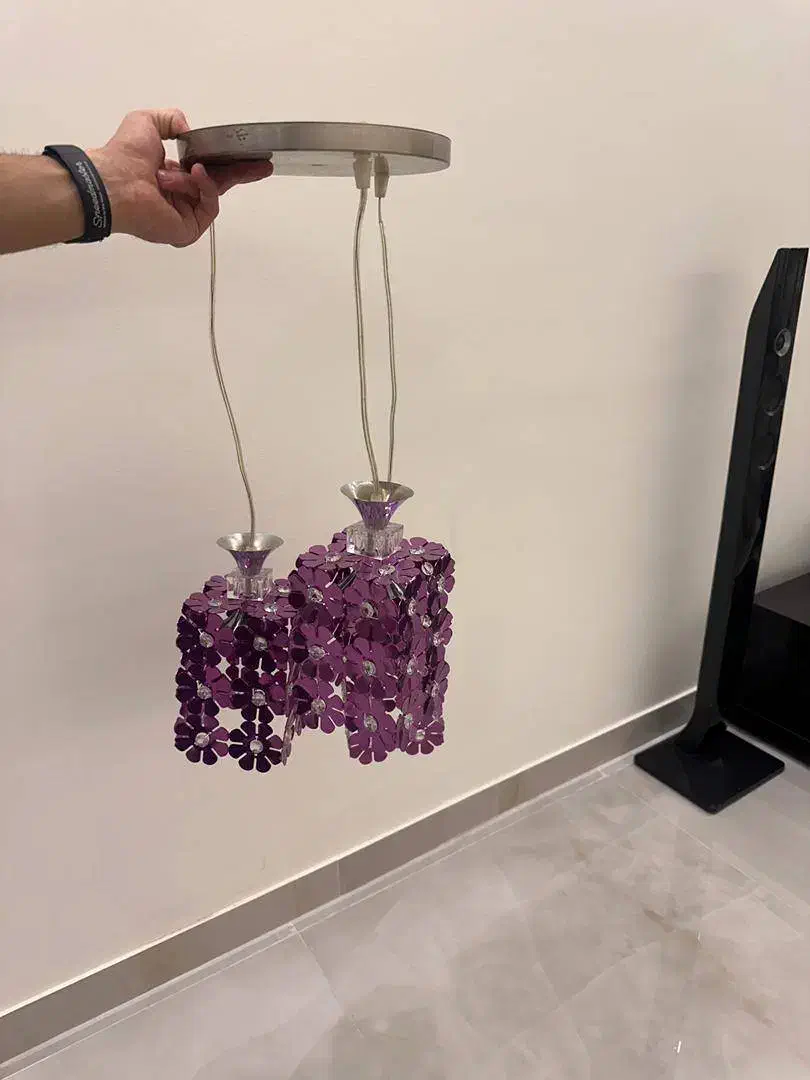 لوستر|لوستر و چراغ آویز|کاشان, شهرک سایپا|دیوار