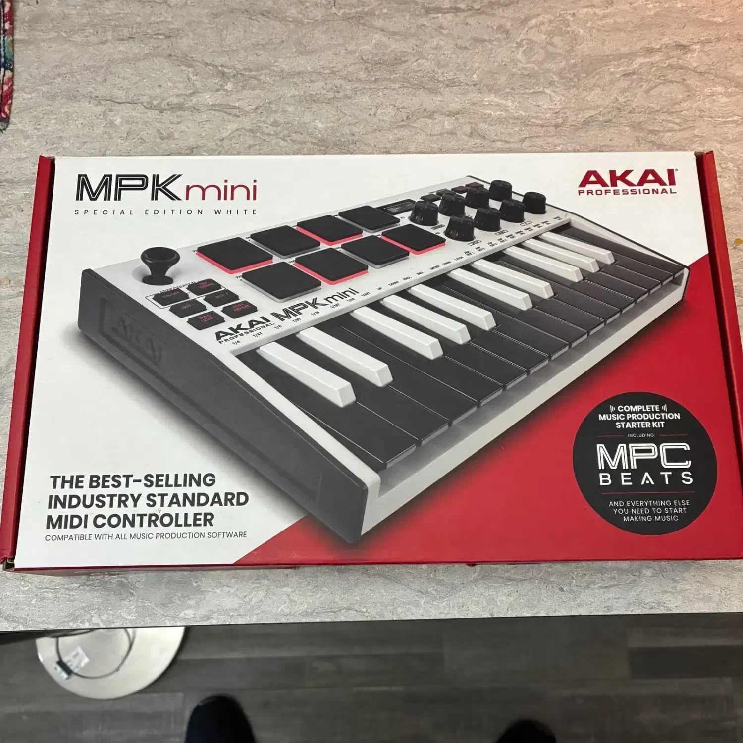 میدی کنترلر AKAI MPK Mini MK3 White|پیانو، کیبورد، آکاردئون|اصفهان, شهرک ولیعصر|دیوار
