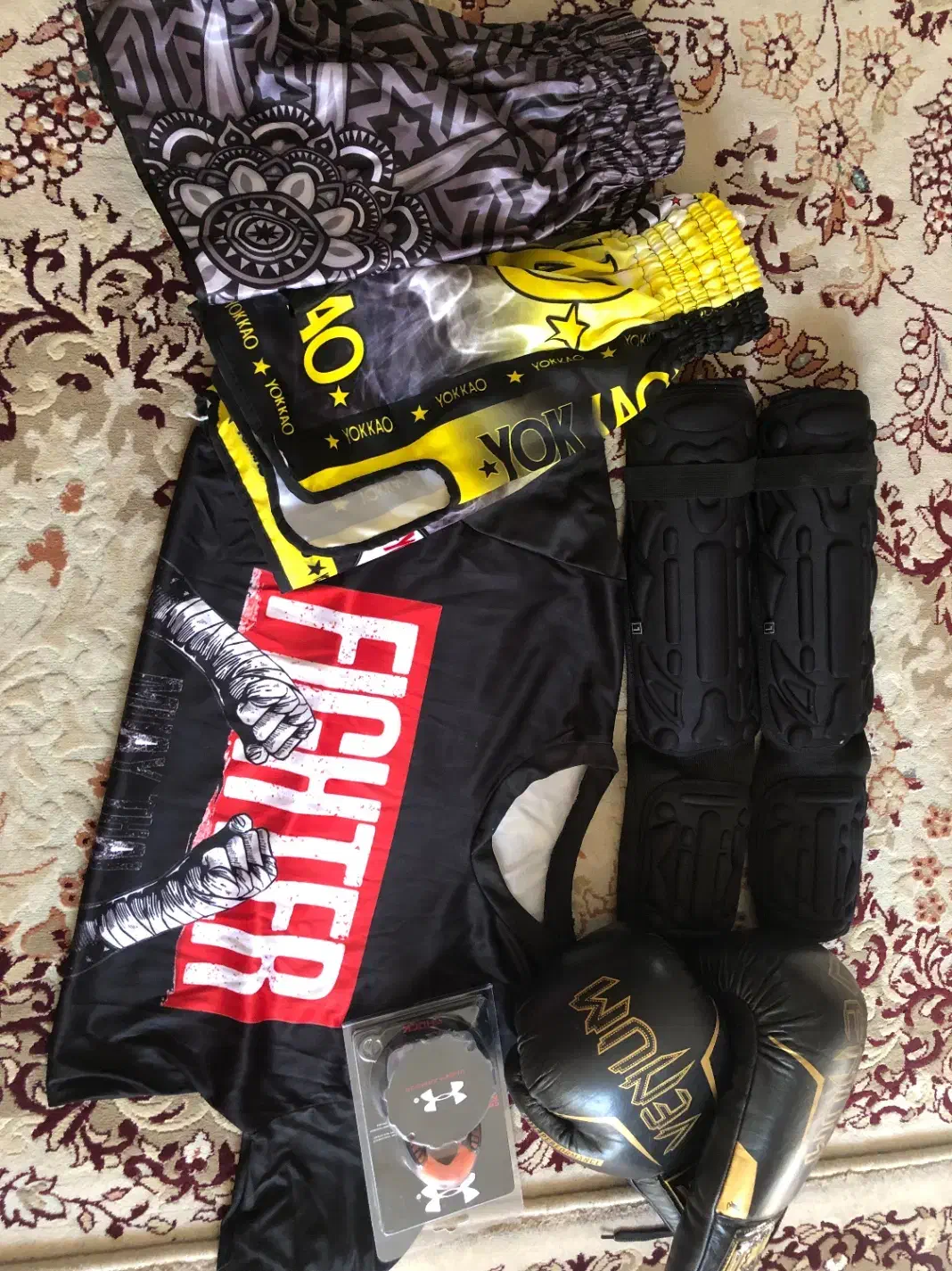 ست کامل وسایل موی تای،بوکس،کیک بوکس|تجهیزات ورزشی|اصفهان, رهنان|دیوار